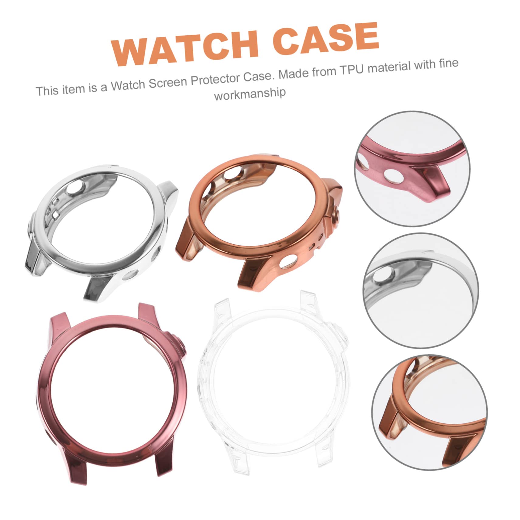 OSALADI 12pièces Coque De Protection pour Montre Protection Écran Détachable Anti-Rayures Design Léger Compatible avec Charge Directe Accessoire Pratique pour Quotidien