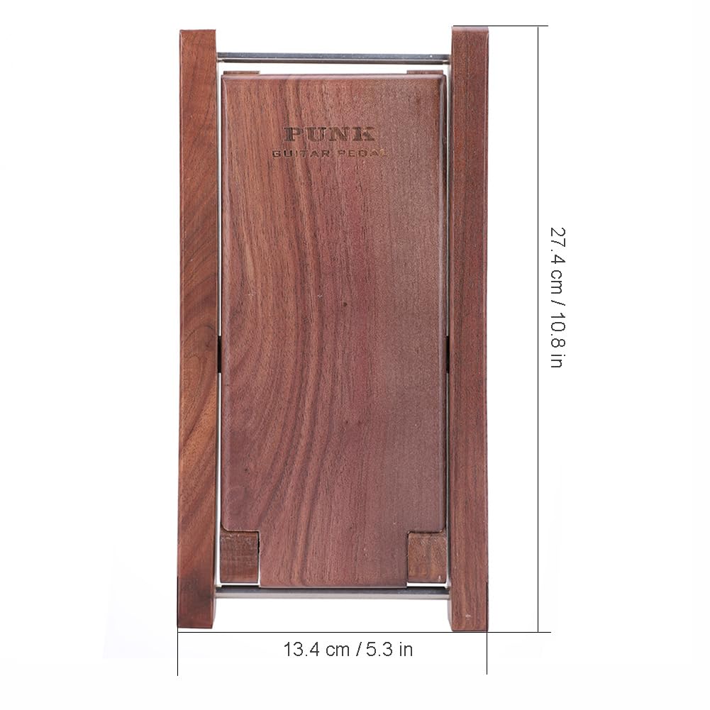 Adjustable Guitar Foot Rest with Walnut Wood, Folding Stool Design for Guitar Parts, Rest Accessory for Pleasant Playing