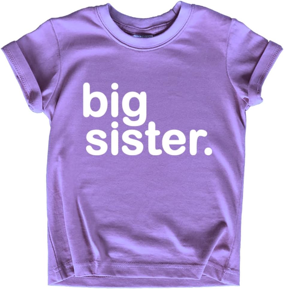 Big Sister Shirt Outfit Announcement Toddler Sibling Reveal to be 18 Months 2t 3t