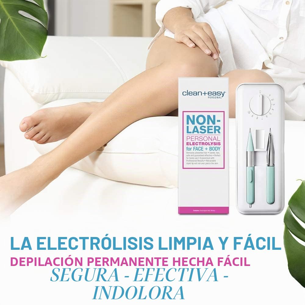 Clean & Easy Deluxe Home - Sistema de depilación por electrólisis (para vello grueso)