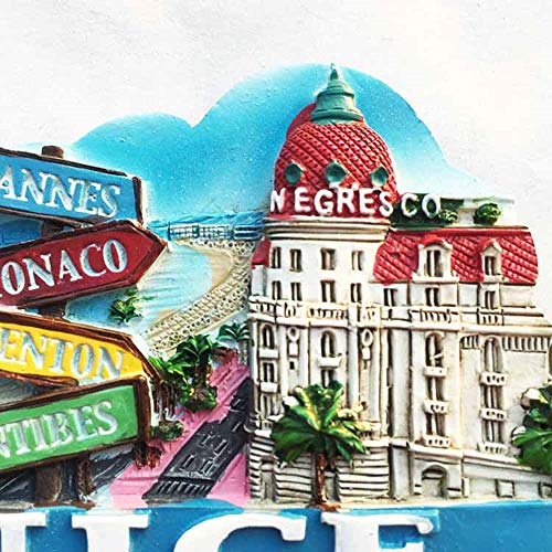 Imán 3D para Nevera con Diseño de Francia Nice miniatura 5