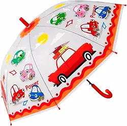 Guarda-Chuva Colorido Chapéu Automático Infantil