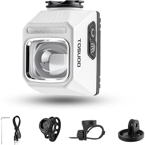 Bike Light Underneath Mounted Headlight for Night Riding, 1200LM Cut-Off Line Beam, Rechargeable Front Bicycle Light, 9 Modes, IPX6 Waterproof for Road MTB E-Bike