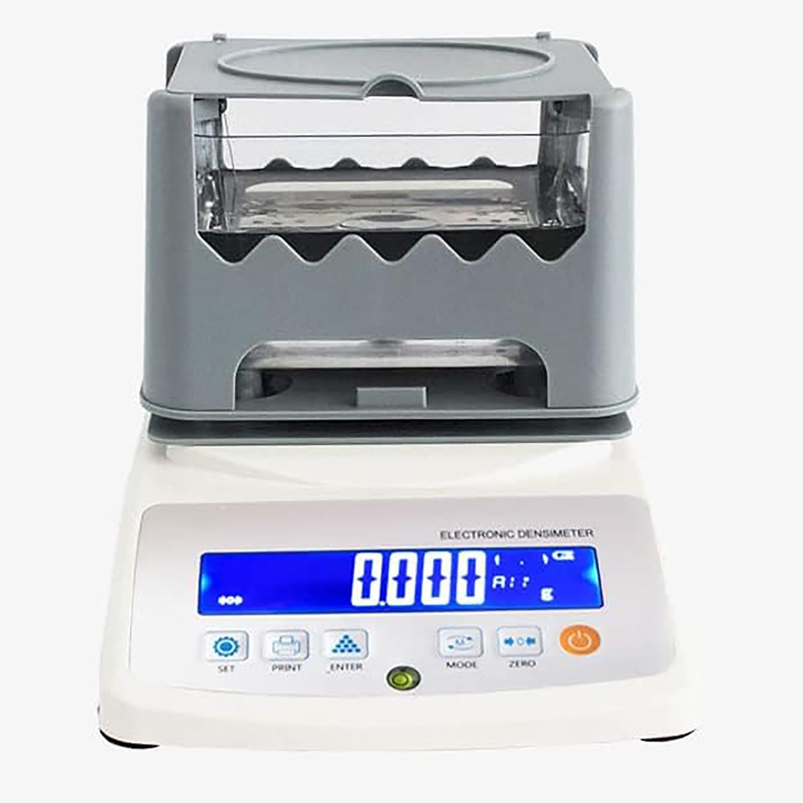 Medidor electrónico de densidad de sólidos MH-300A, alta precisión 0,001 g/cm3 Densímetro de sólidos digital Gravímetro Probador de densidad de gránulos de caucho plástico Instrumento de prueba de