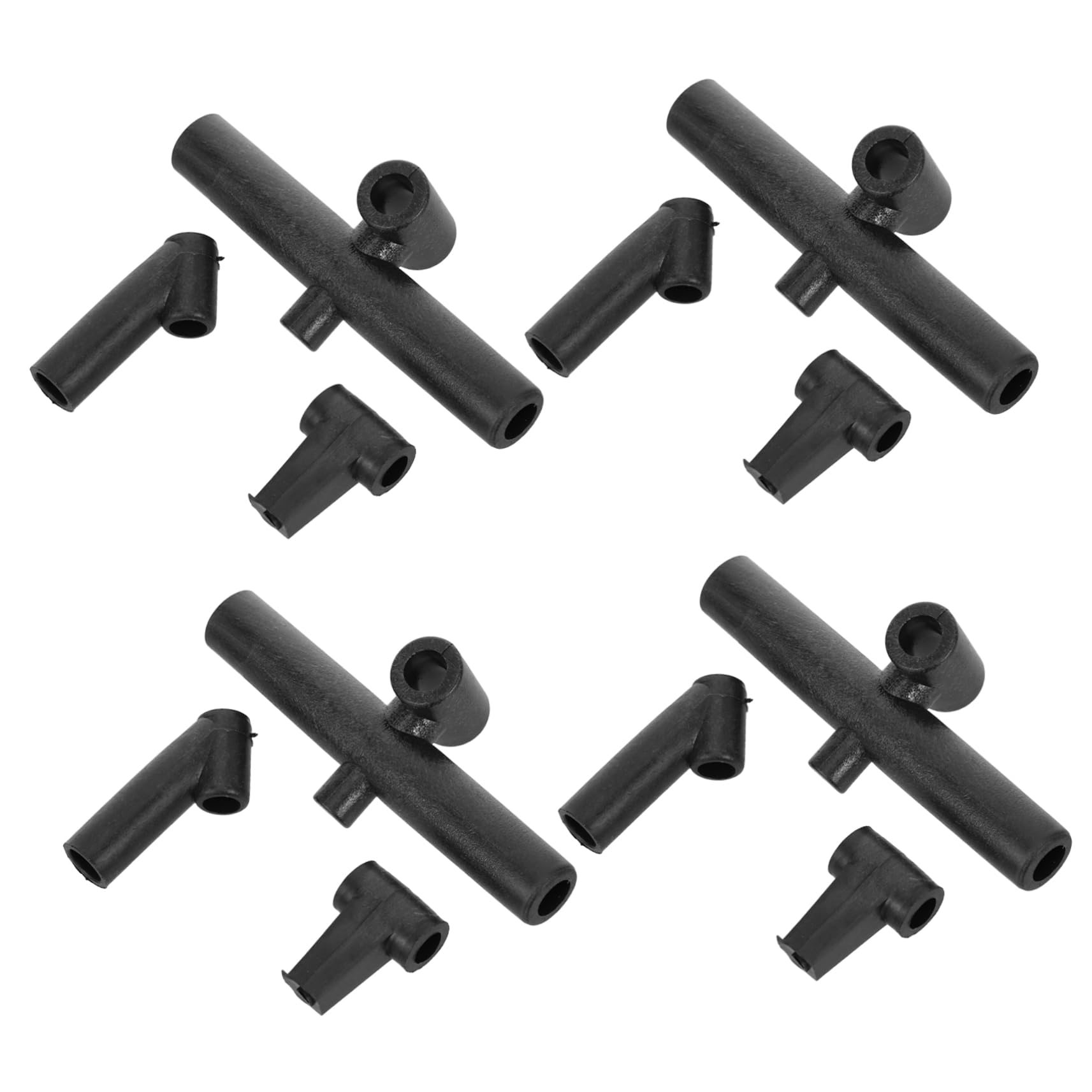 KONTONTY 12pcs DIY Kite Plastic Frame Connectors: Replacement Accessories for Sport Kites - Assortment Support Rods for Smooth Flying