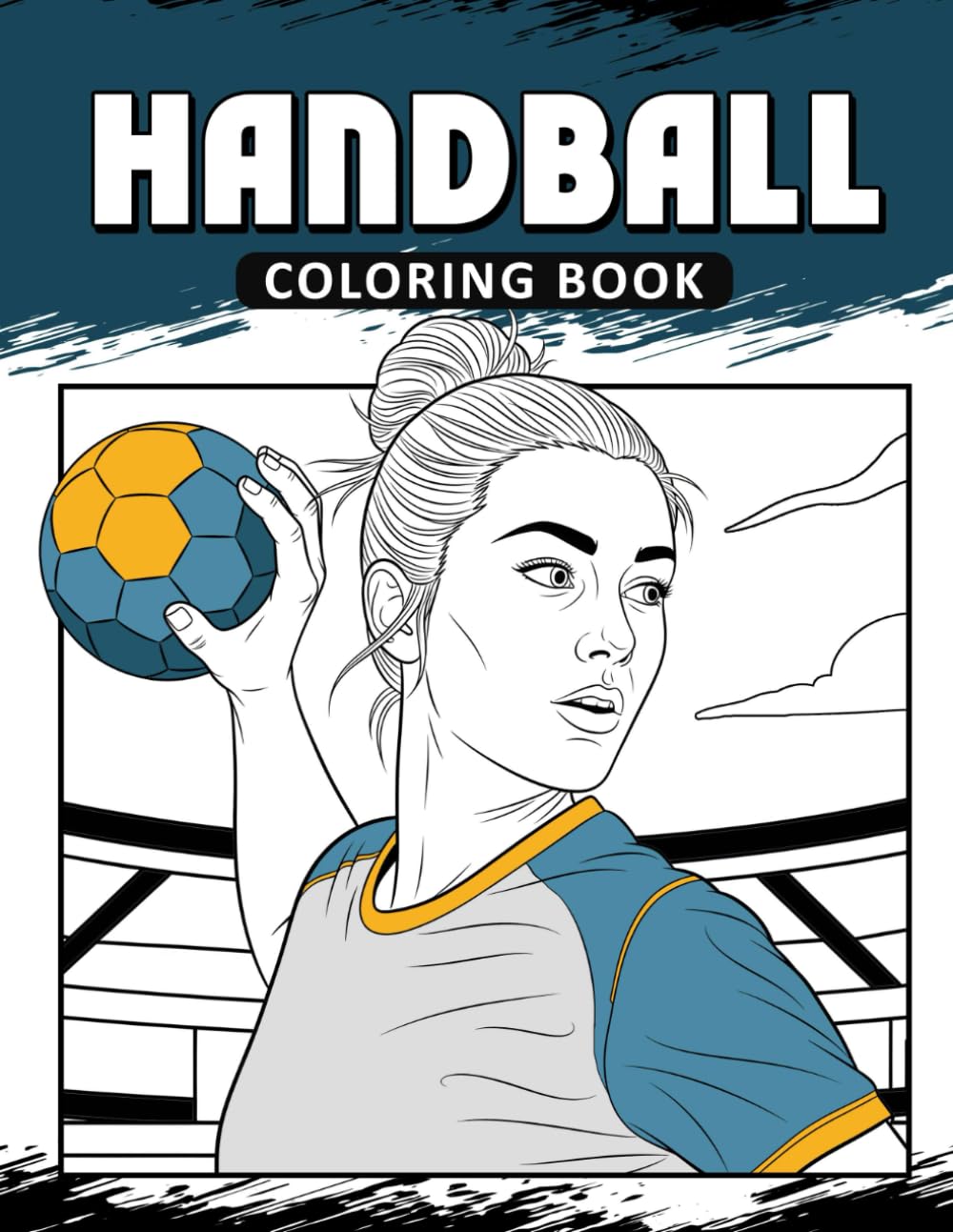 Handball Coloring Book: The Activity Book for Handball Lovers