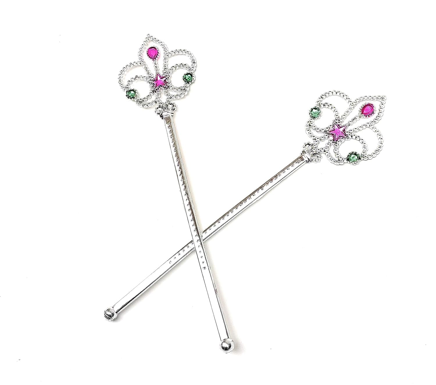 Fola Moolyavaan Products Girls/Kids Costume Props Crown Style Magic Wand Princess Angel Fairy Wands Sticks Christmas, Birthday Party, Wedding Halloween, Cosplay 12.5 Inches (Pack Of 1) - Silver (B0CD2D8475) Amazon Price History, Amazon Price Tracker