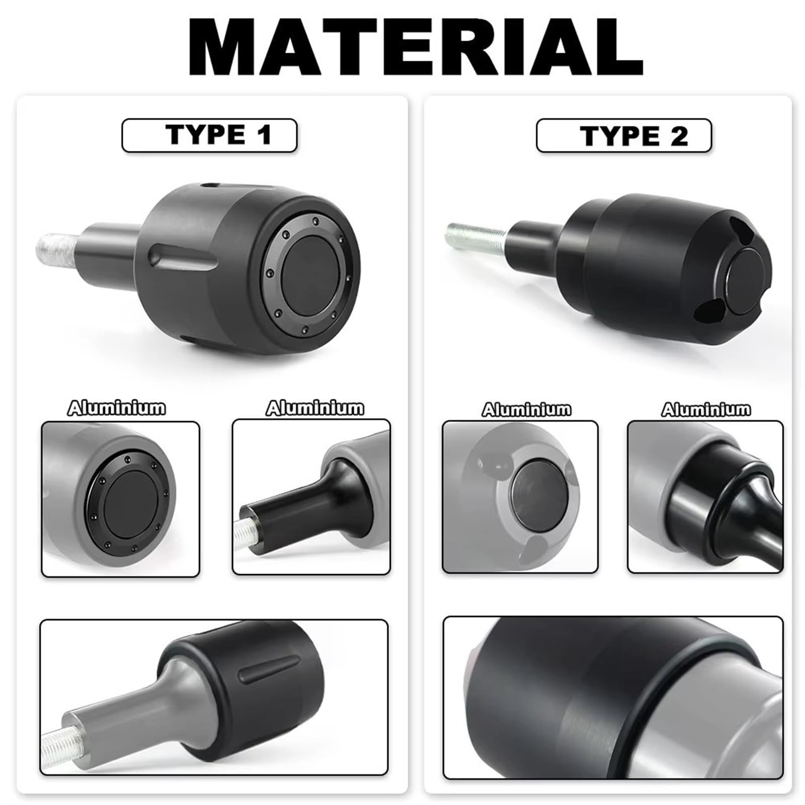 Motorrad Sliders Crash Protector Fallende Schutz Pad Für Suzuki Für Katana 2019 2020 2021 2022 2023 2024(Style 5)