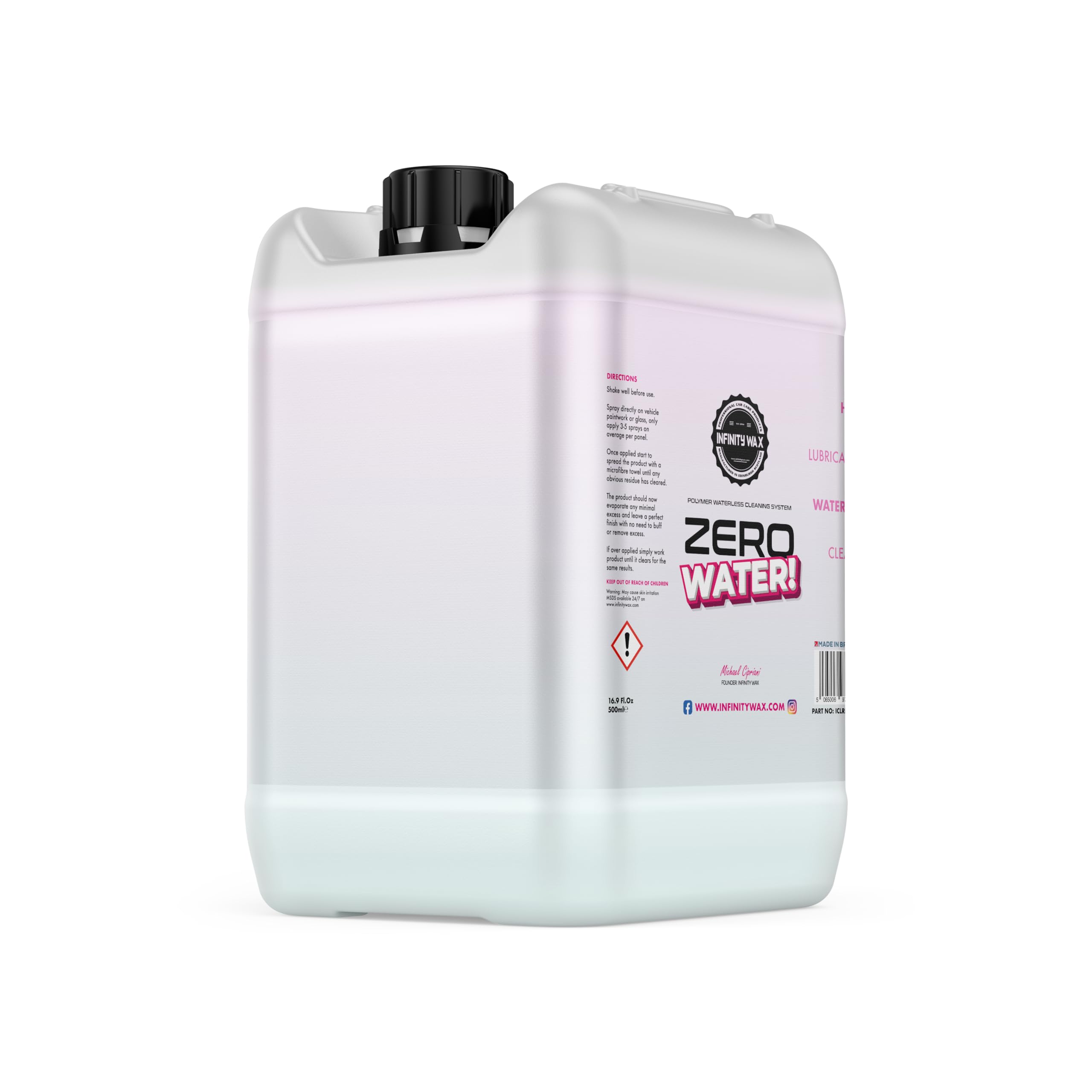 Infinity Wax Zero Water - Waterless Wash 5L