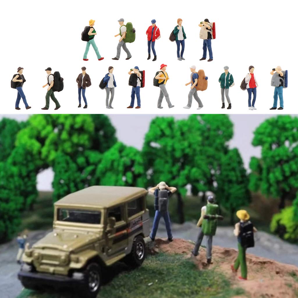Amazon.co.jp: Milageto 人間 人形 人物 人間フィギュア塗装人 1:64