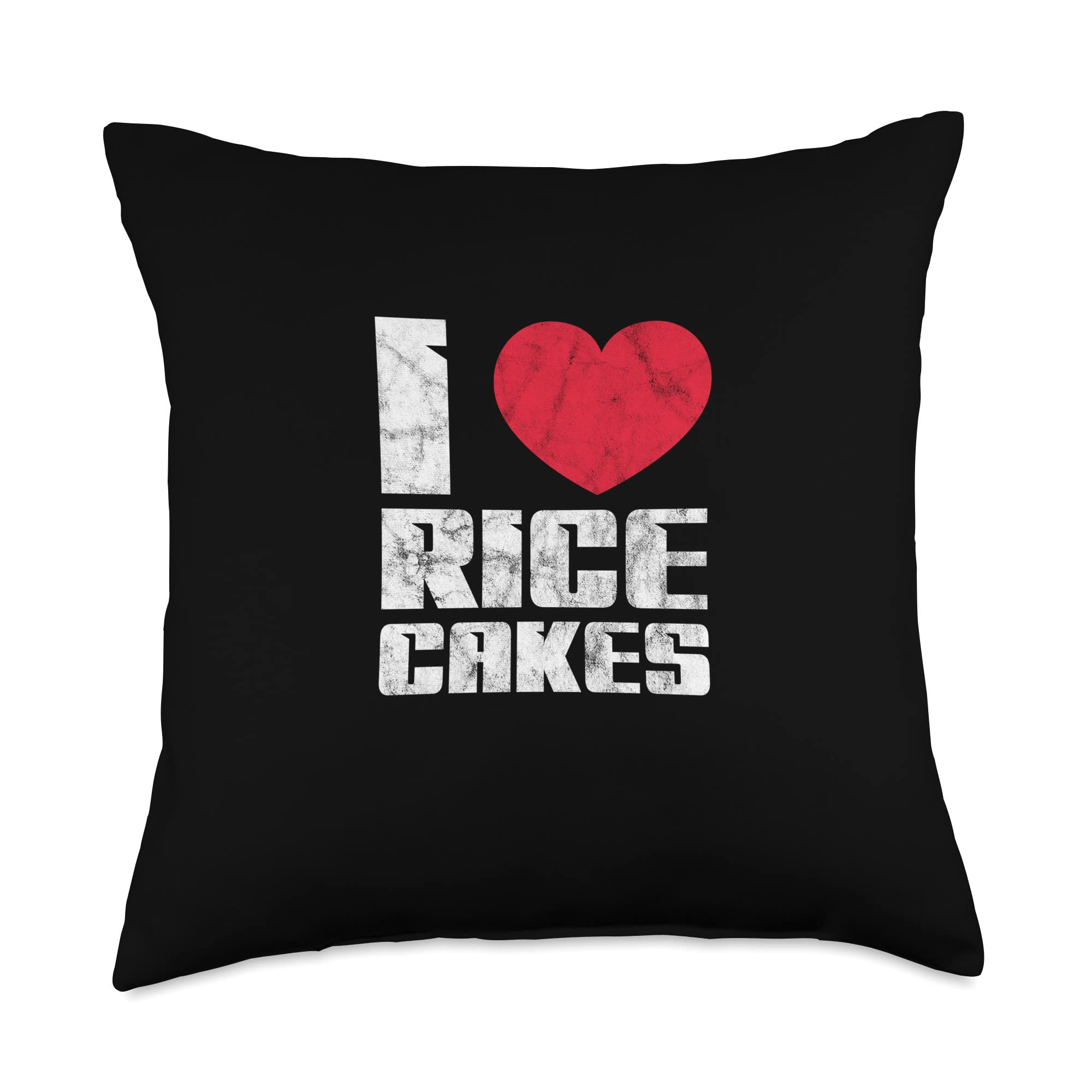 Rice Cakes Low Calorie Funny Food Healthy Rice Cakes Throw Pillow