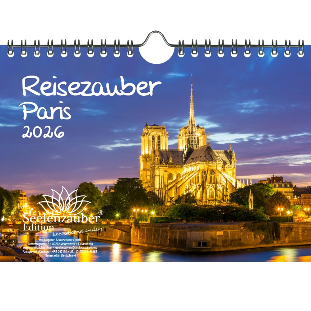 Reisezauber Salzburgo Calendario Mesa 2026 A5 | Paisajes De Austria | Ideal Regalo Navidad