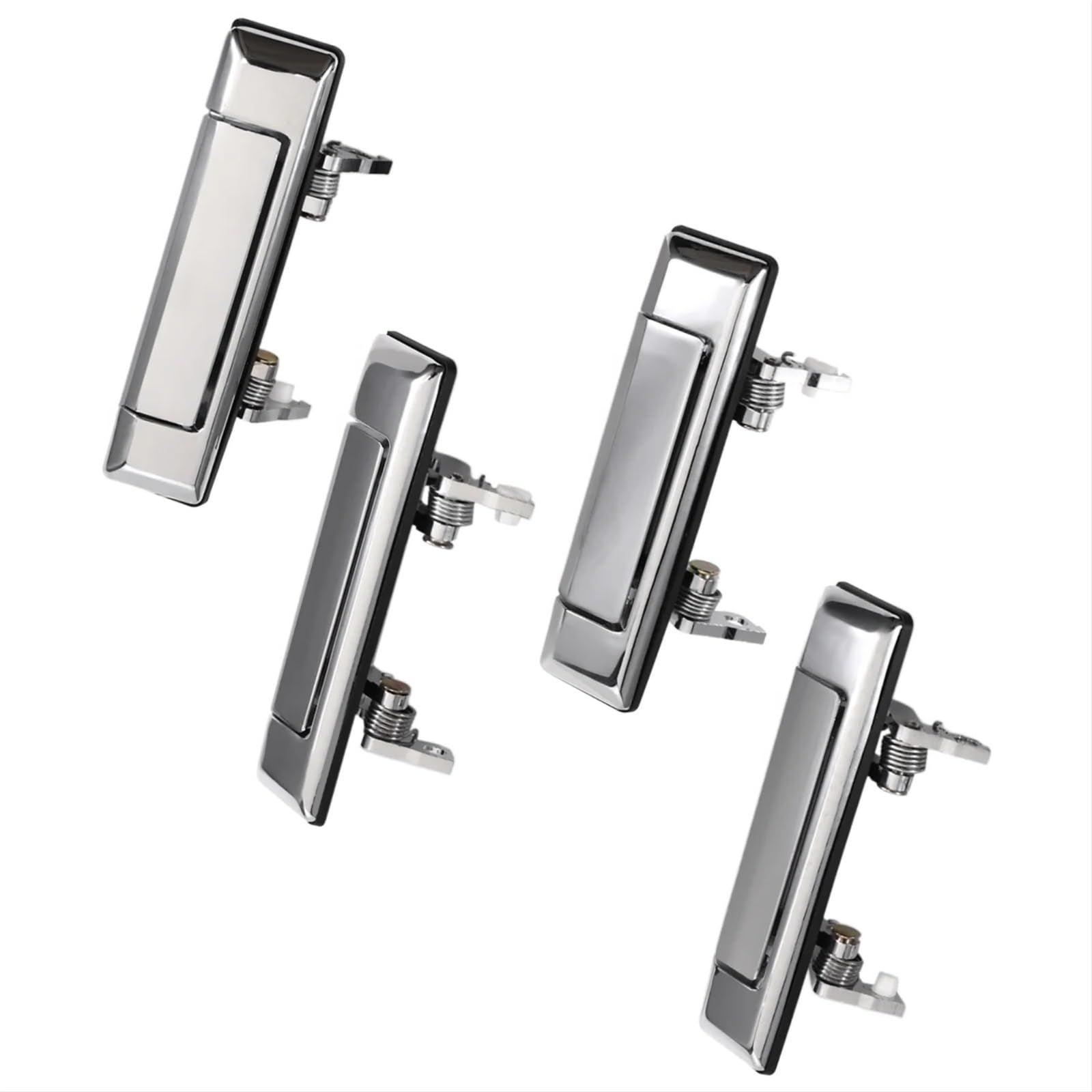 Kedfbts One Color Car Outer Handle Compatible With Toyota For Pickup For 4Runner For Hilux 1984-1988 2.4L 3.0L 4Pcs Chrome Exterior Outside Door Handle 69220-90A00 69210-90A00