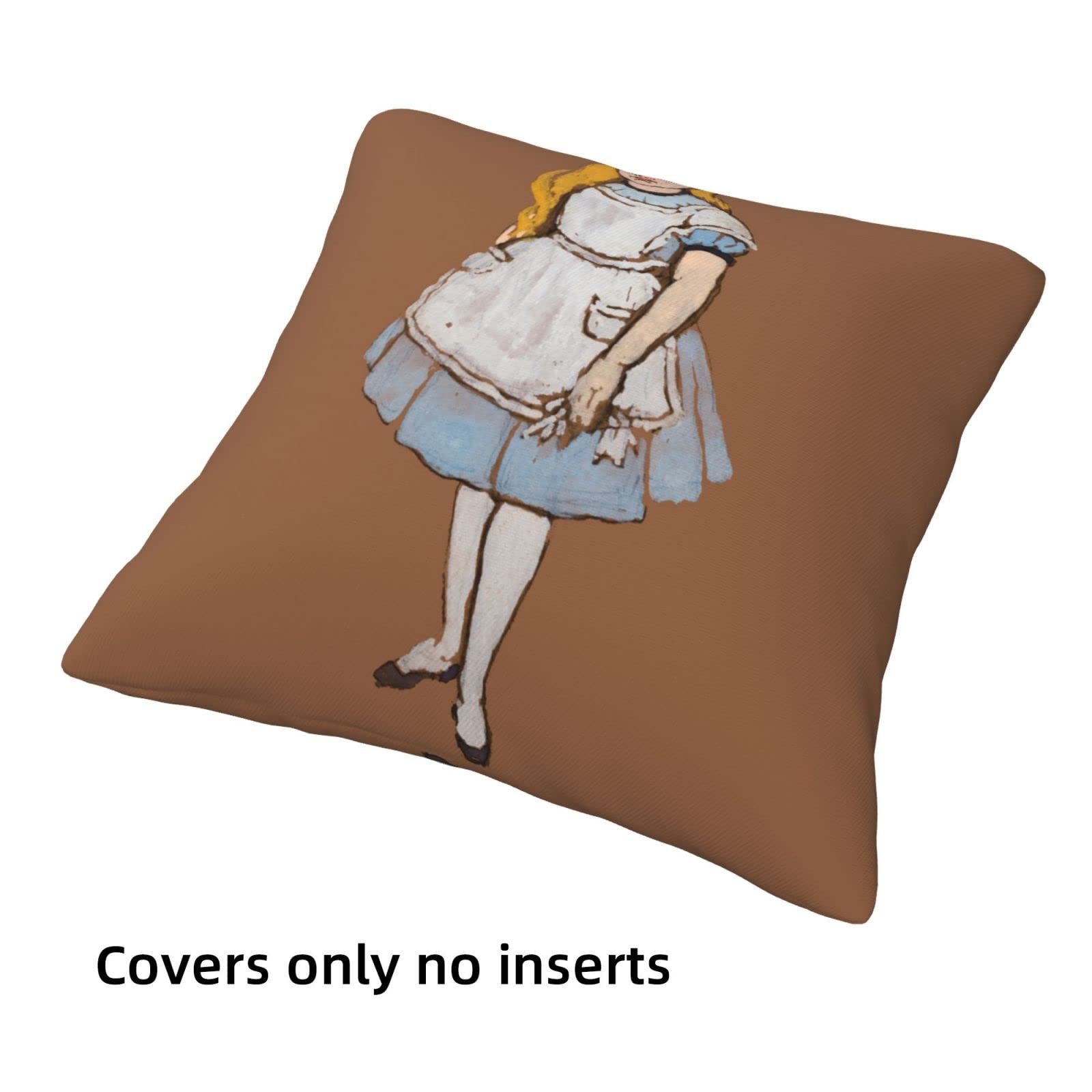 Alice Au Pays Des Merveilles - Housses De Coussin - Mille Fleurs Tapestries