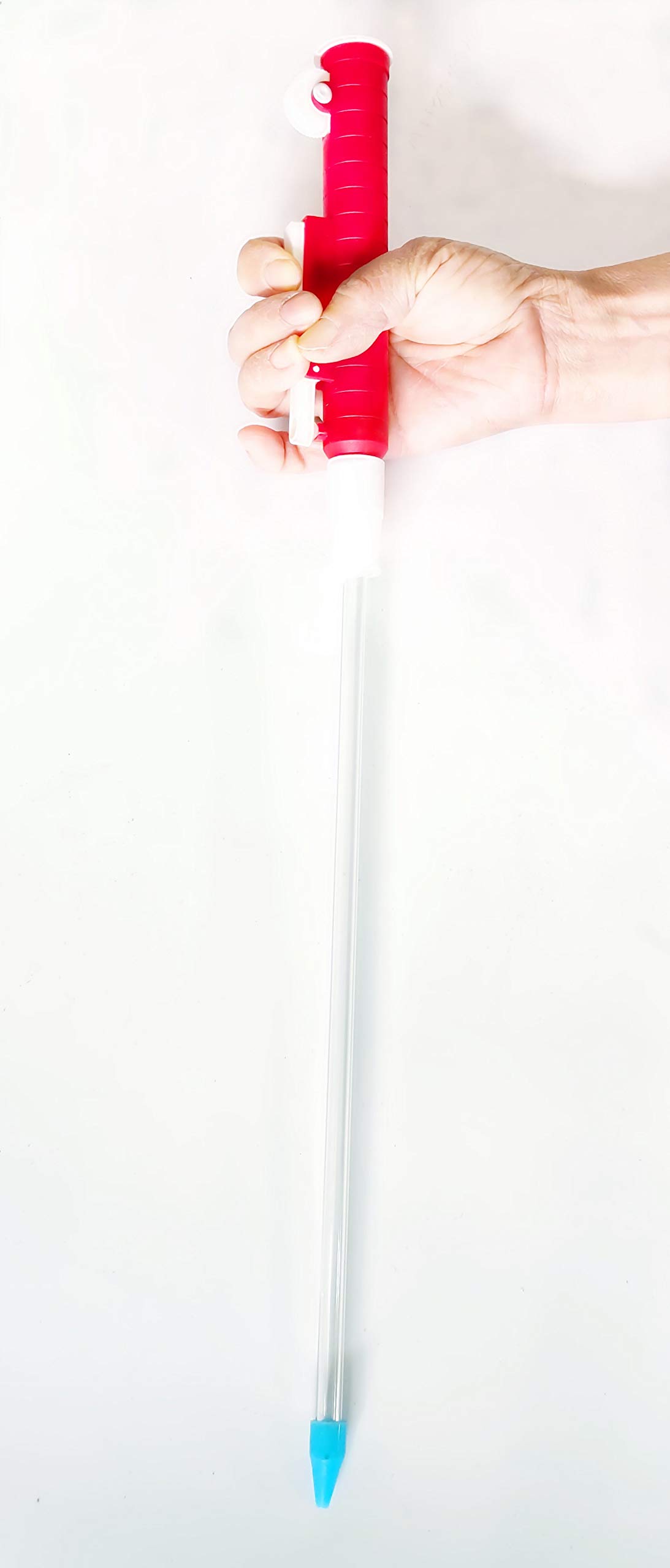 Pipetta Alimentazione Coralli Acquario - Ugello Silicone - Capacit&agrave; 25ml - Lunghezza 31,2 Pollici