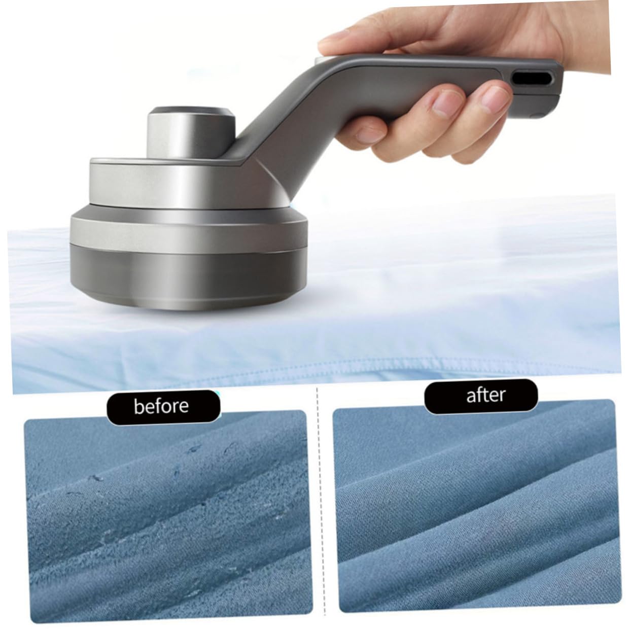 ORFOFE Máquina De Afeitar Quitapelusas Eléctrico Recargable Por Usb Para Ropa y Para Eliminar Pelusas Ropa De Casa o Oficina