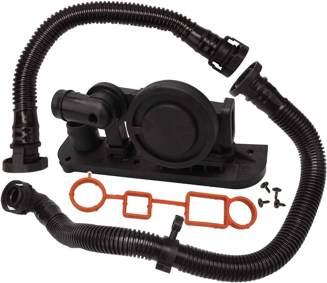 KT 06F129101P PCV Crankcase Vent Valve and Hoses Set Kit 5PCS Automotive