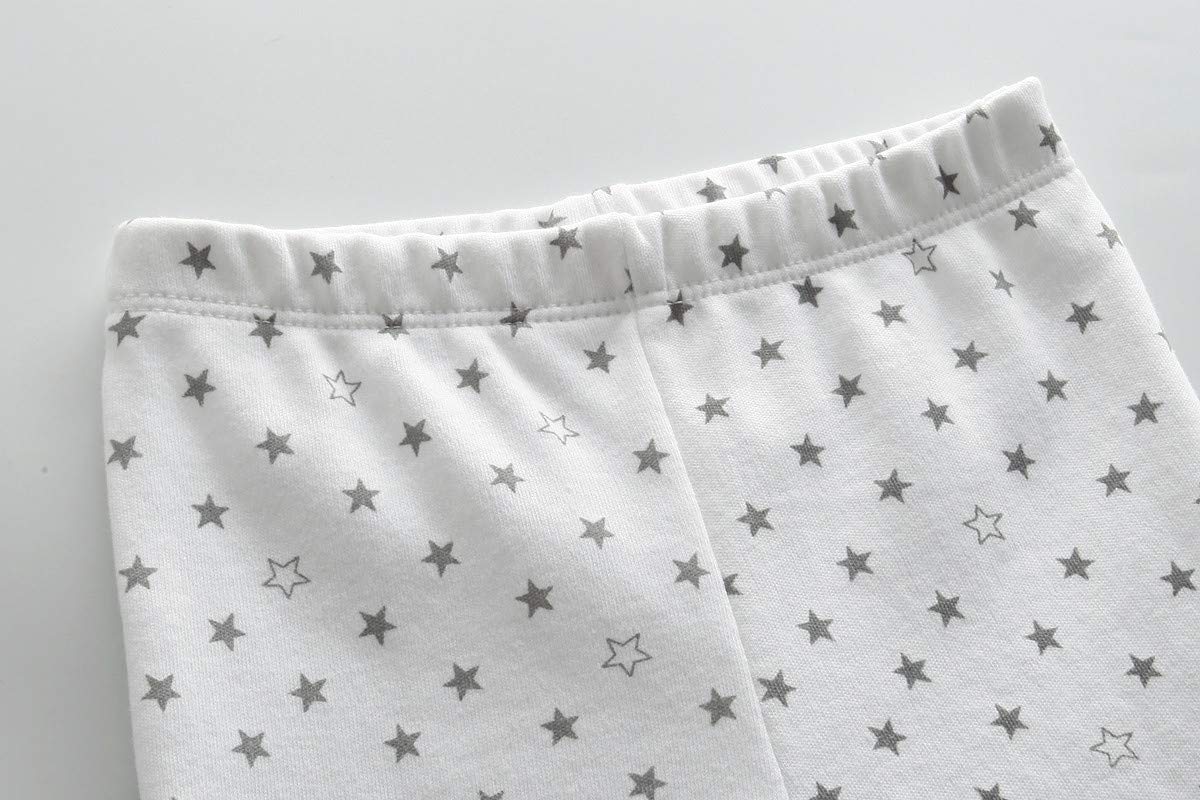 Kiddiezoom Paquete de 4 pantalones de forro polar neutro, unisex, para bebé, niños, niñas, 4 unidades