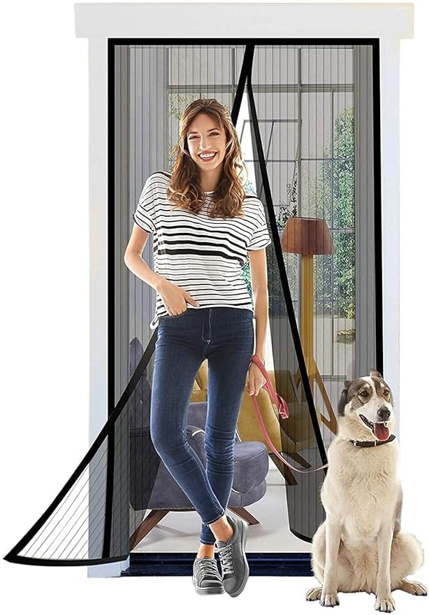 Reevansales Polyester Mosquito Screen Curtain for Main Doors, Balcony Mesh with Magnets (B0D8W5C5ZY) Amazon Price History, Amazon Price Tracker
