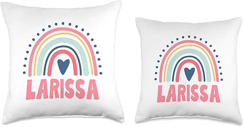 Miniatura 3 de Idea Regalo Personalizzata con Nome Gifts Idea Larissa Name Custom Woman Myth Legend - Almohada para fiesta de cumpleaños, 18 x 18 pulgadas,