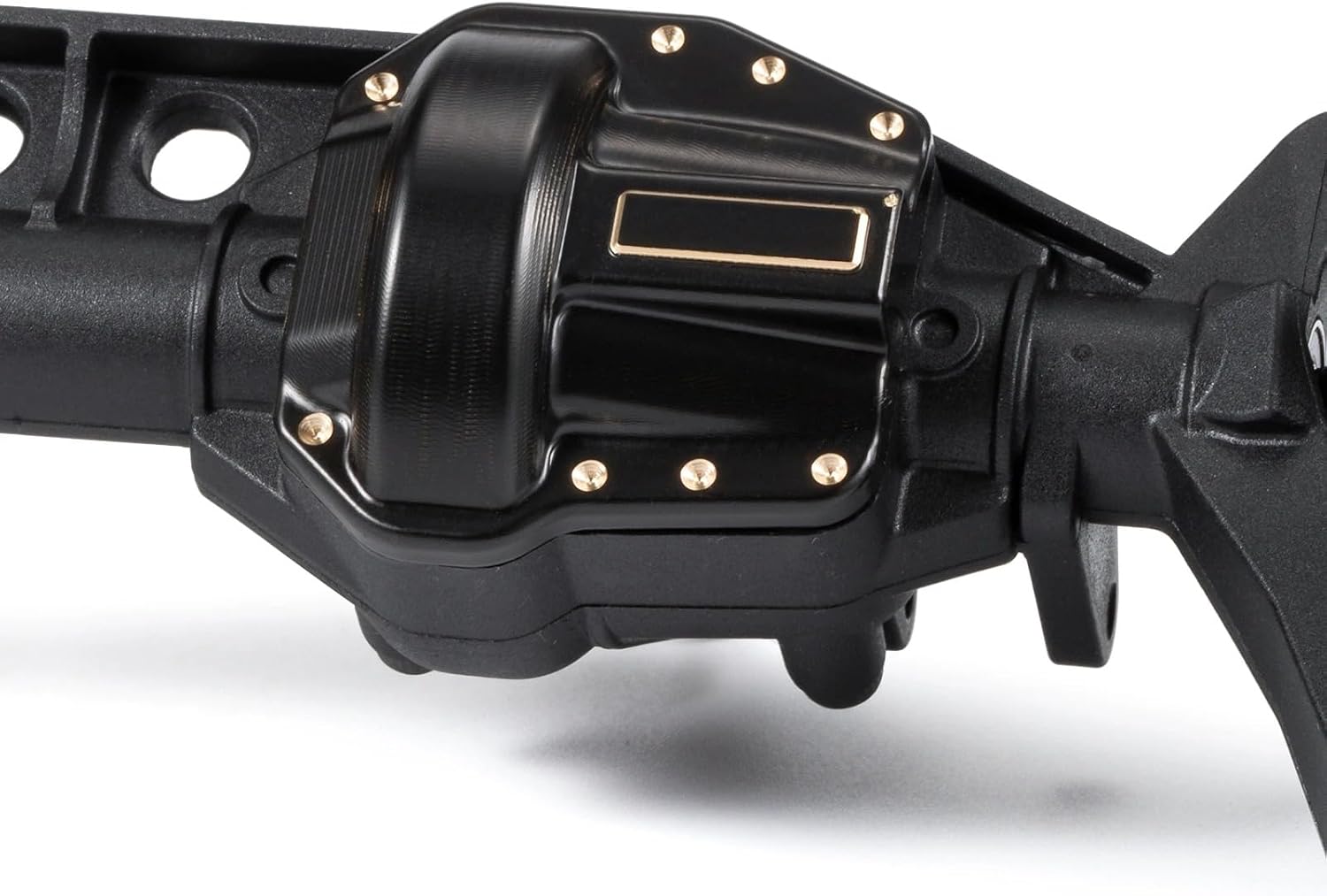 AR45 Differential Cover Black Coating Brass Weights Axle Diff Cover for Stock Axial SCX10 III CJ-7 SCX10 Pro AR45P Axle