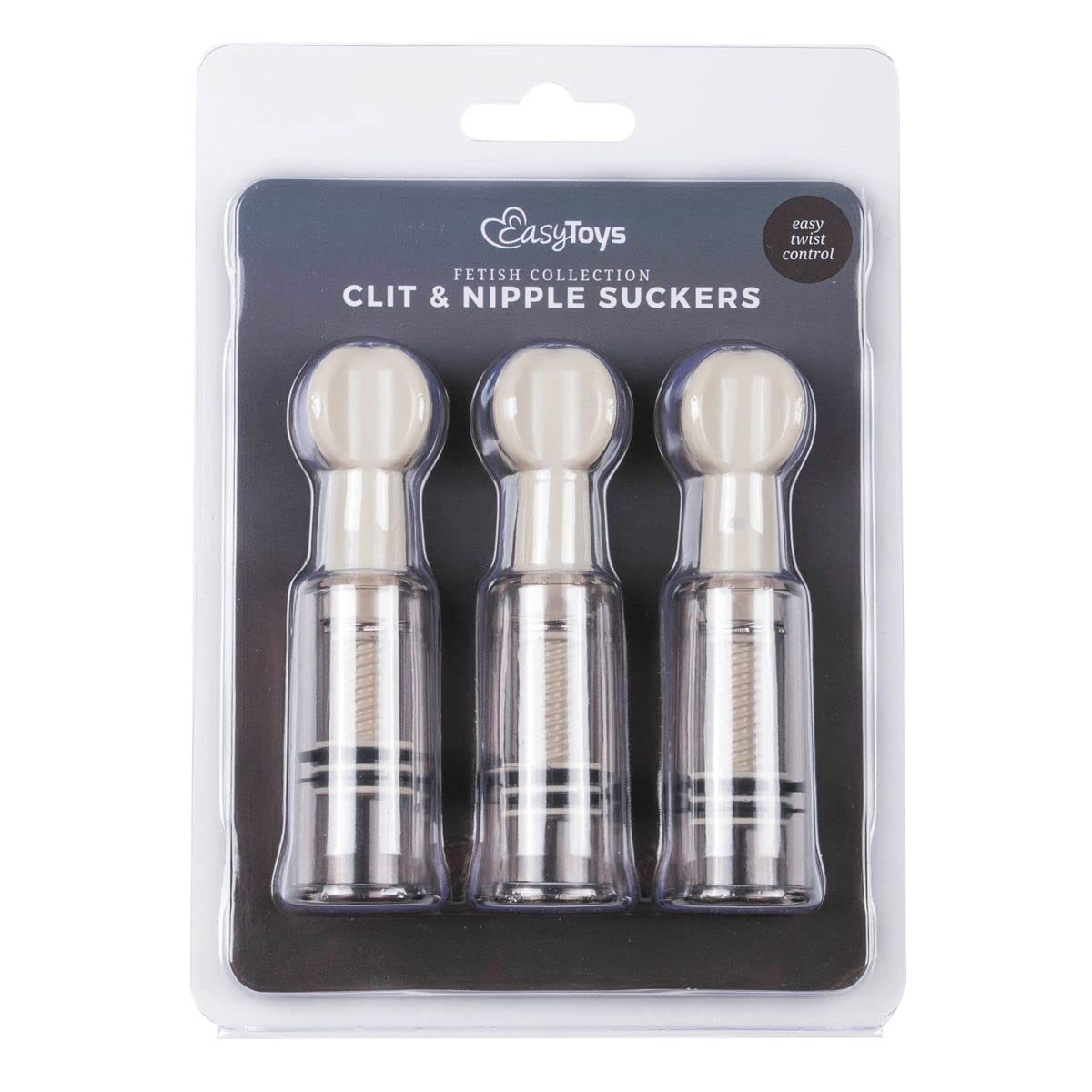 Teazers EasyToys Fetish Collection - Pezón Pistón - divertido de usar juntos - pezón Estimulador - Mima tus pezones - Incluye estimulador del clítoris