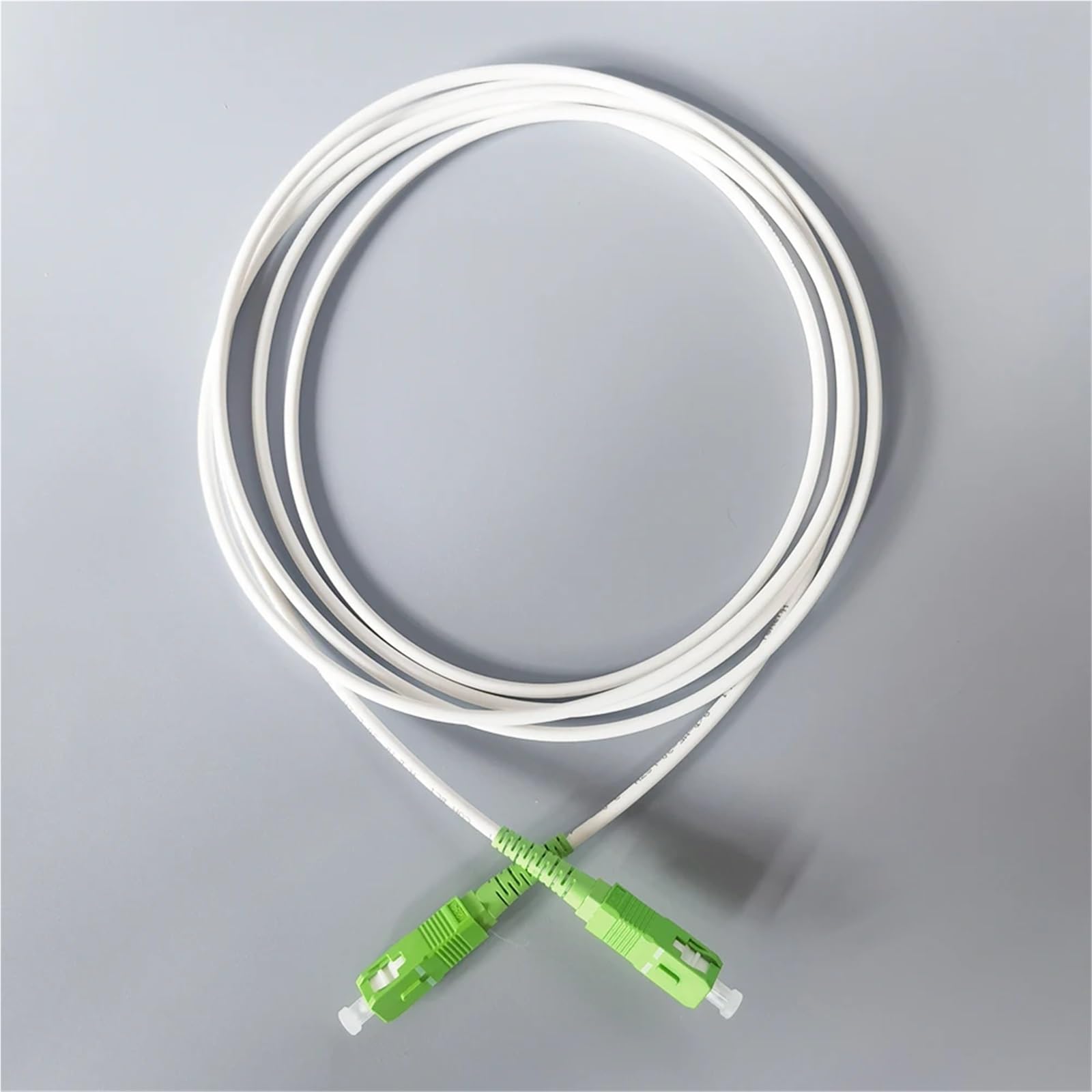 10/PCS Fibra Optica S-SC Simplex Mode Optical Fiber Patch Cord FTTH 1.5M/2M Indoor Patch Cord(10 PCS 2M)
