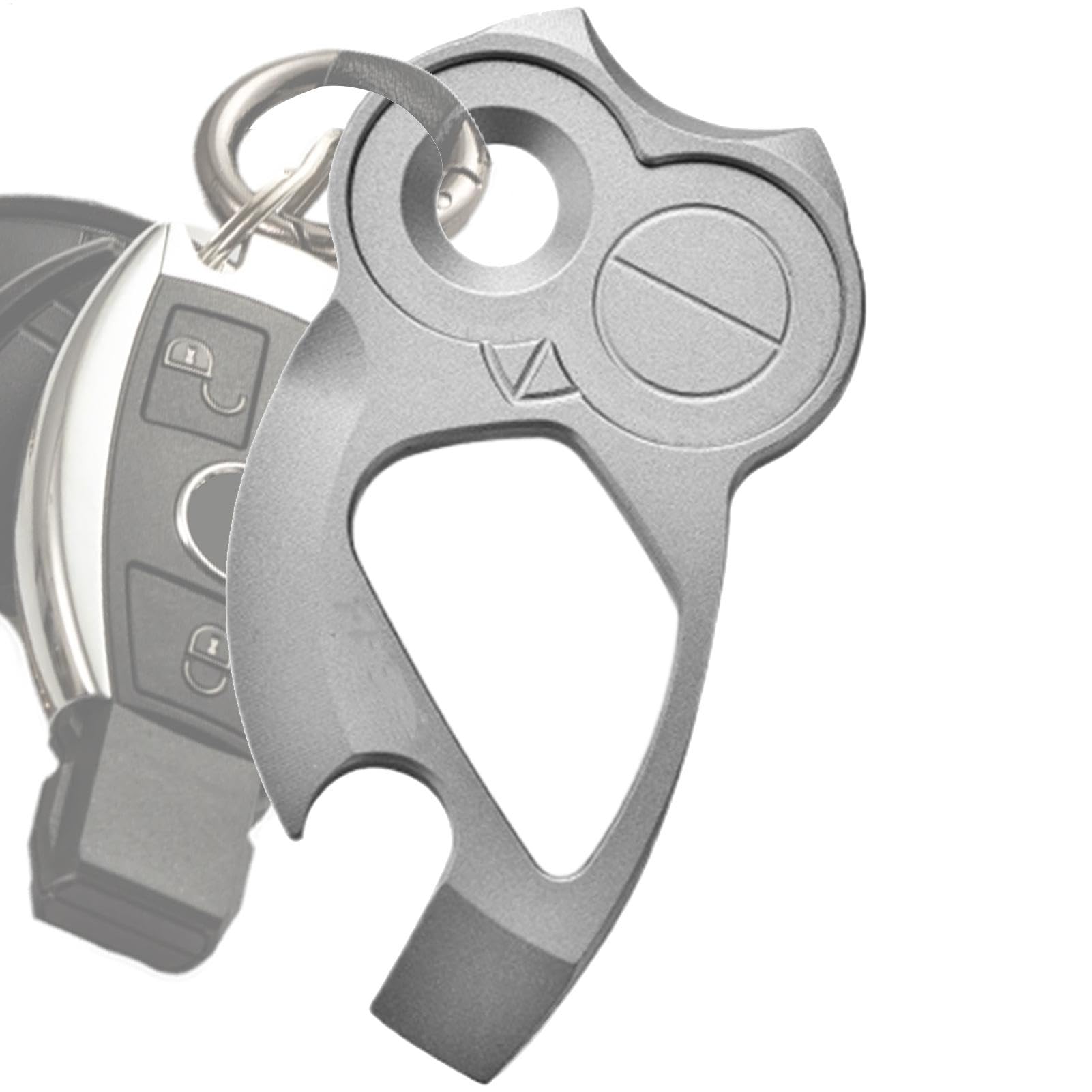 Décapsuleur en titane haut de gamme, porte-clés hibou design et durable