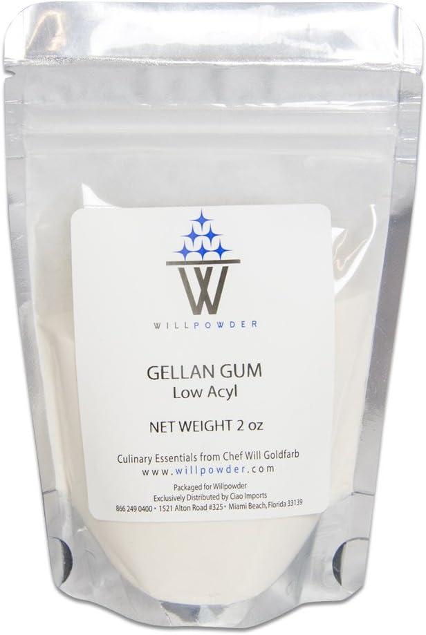 WillPowder, Low Acyl Gellan Gum, 2oz