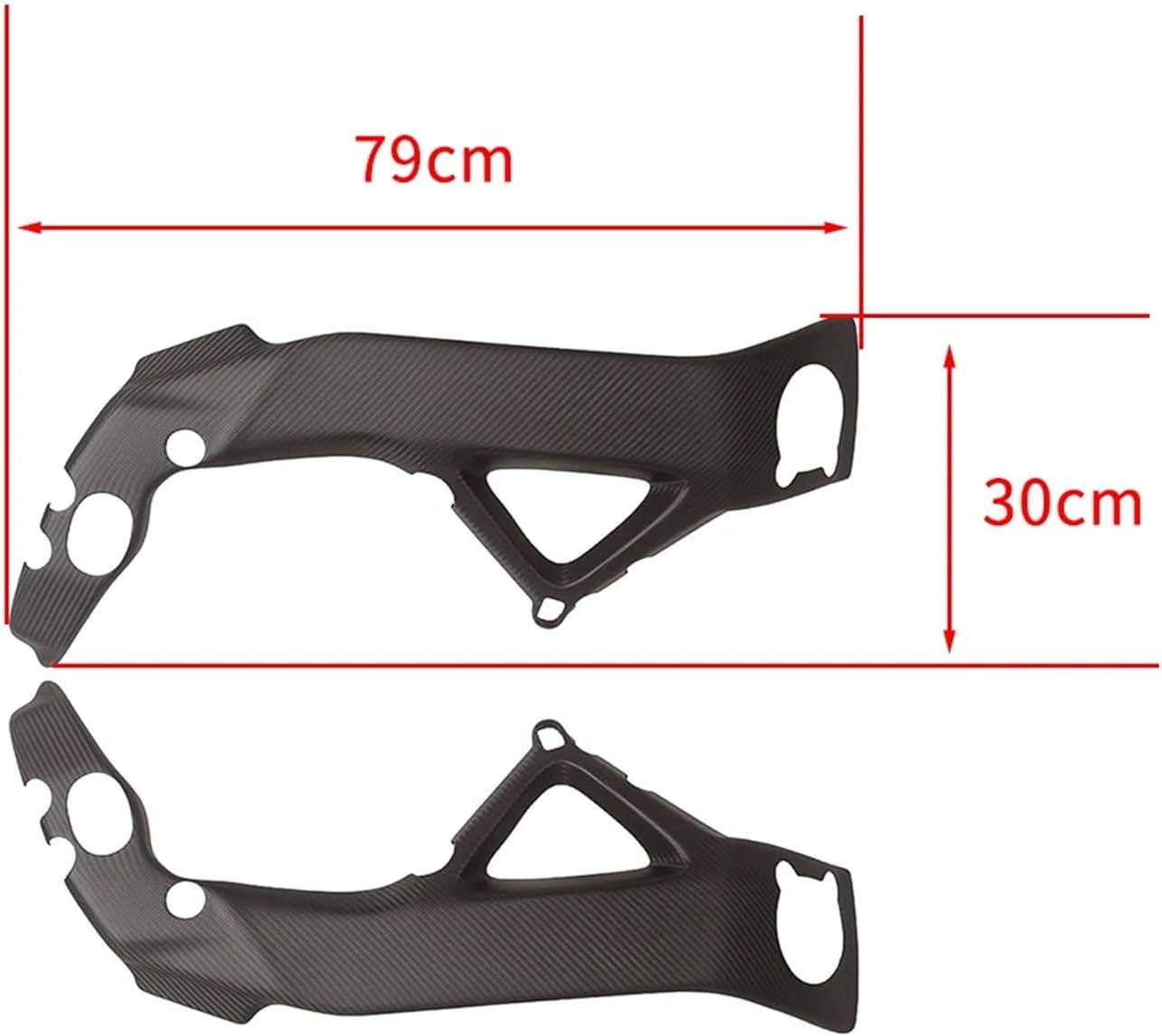For Aprilia RSV4 2022 2023 2024 Carbon Fiber Side Frame Cover/Swing Arm Cover Protection Motorcycle Modification(Matt Twill)