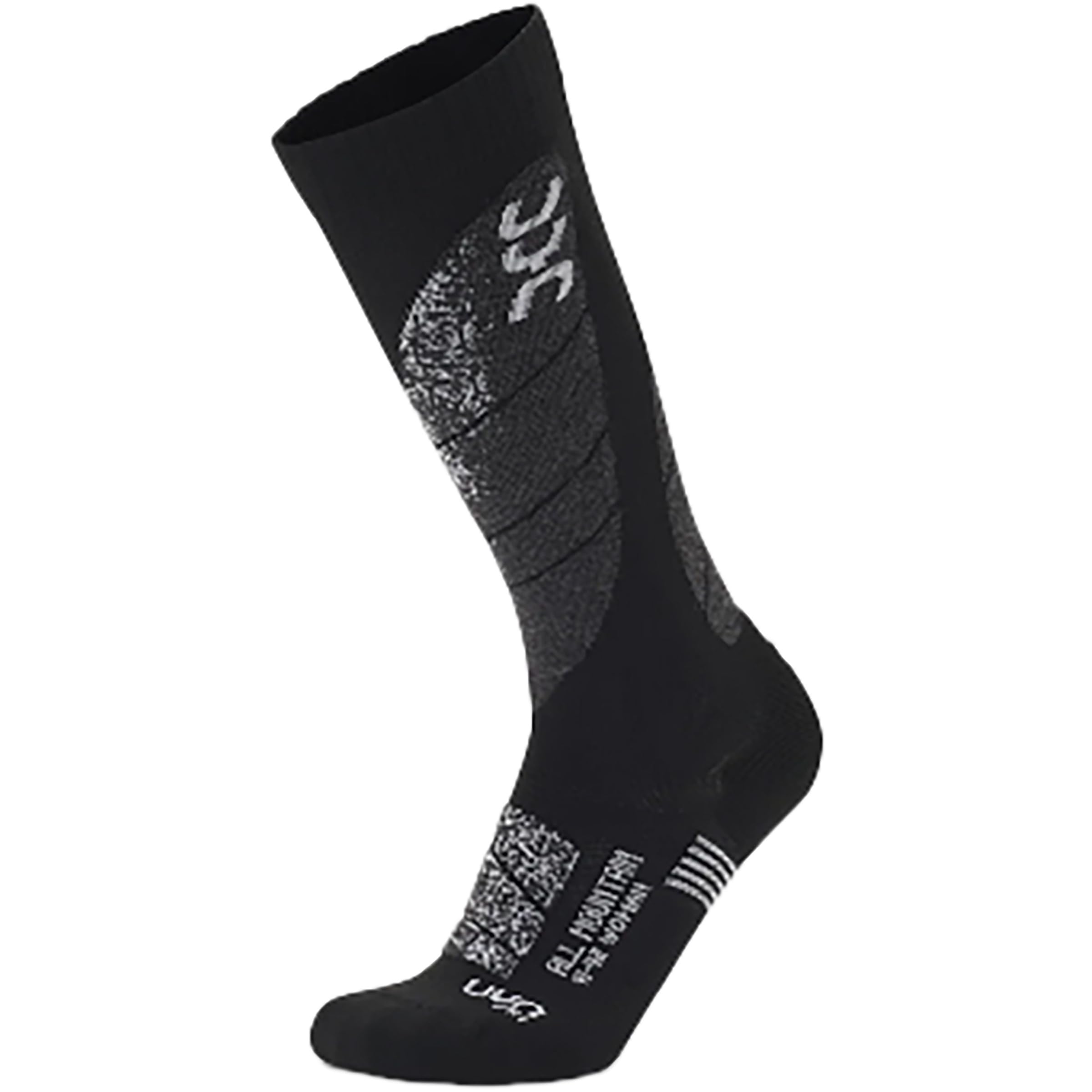 UYN Woman Ski All Mountain Socks Black/White