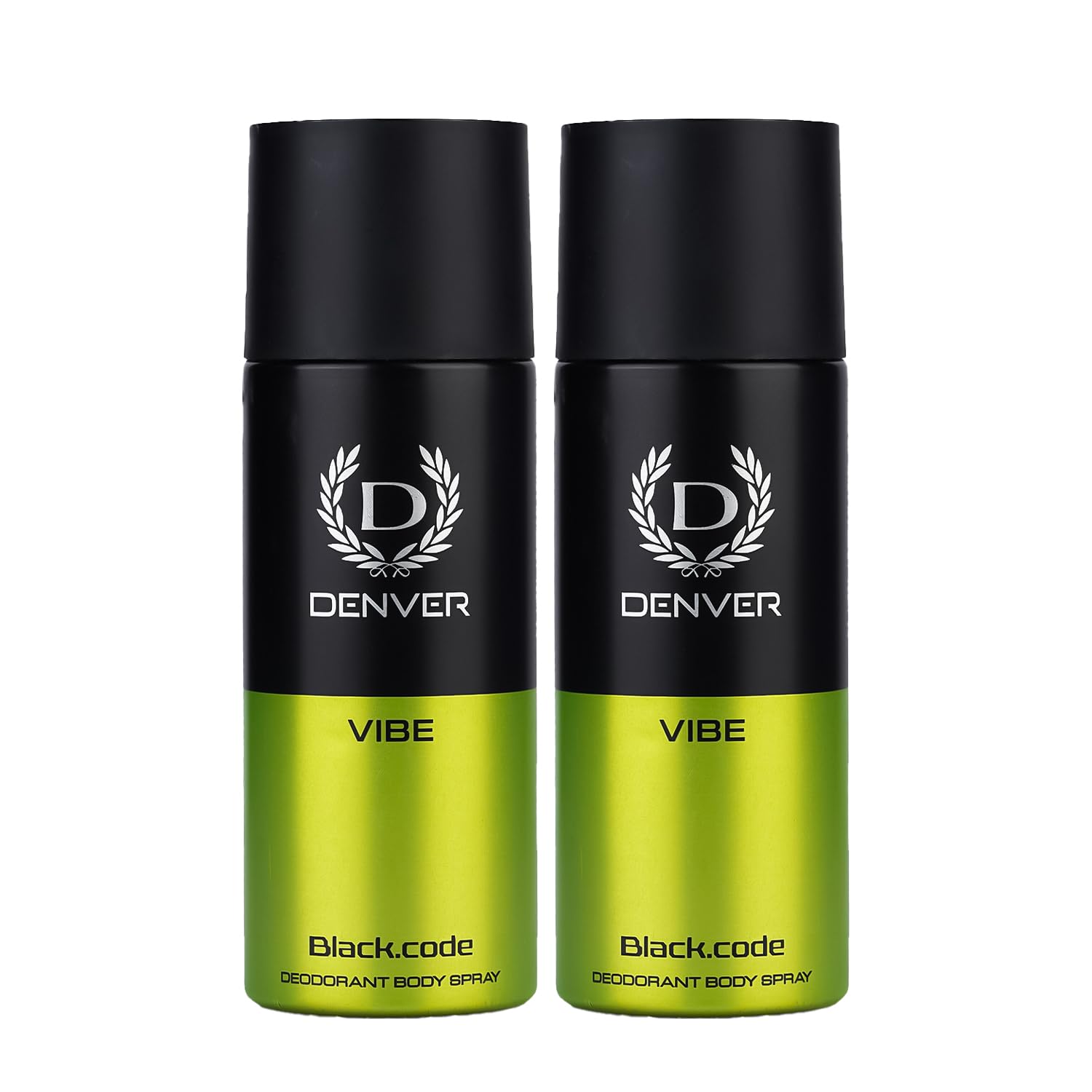 Denver Black.Code Vibe Deo Body Spray 150 ML Each (Pack of 2)-image-43