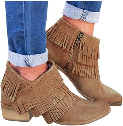 Womens western style booties Clearance