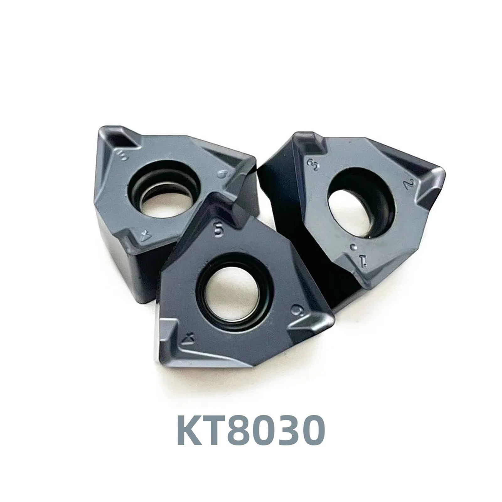 10 Uds XNEX080608TR KT8030 Disco De Corte Fresado Avance Rápido Para Inserciones Torno CNC, Utilizado Para Acero Inoxidable, Piezas
