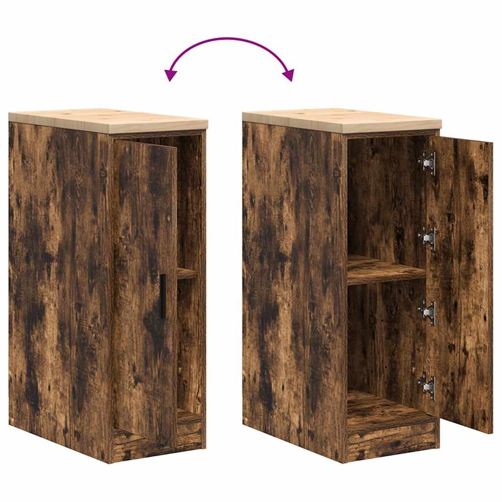 Armoire de Rangement de Garage chêne fumé 30x51x85 cm Bois pin,Entreprise & Industrie,Stockage Industriel,Armoires industrielles,18.1 kg-860557
