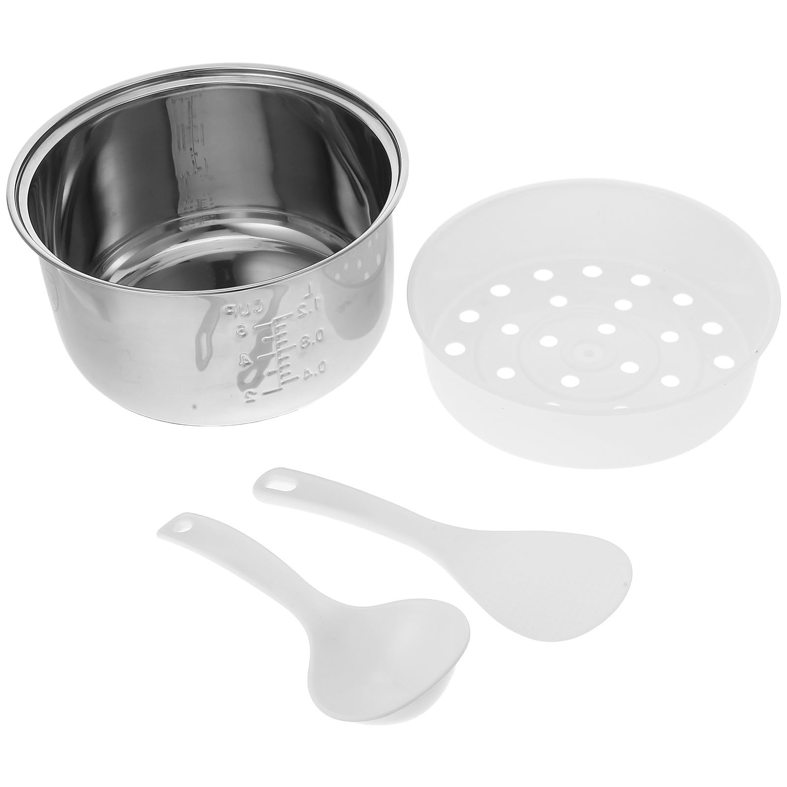 Pot intérieur en acier inoxydable 304 pour cuiseur à riz 3L grosse capacité cuve
