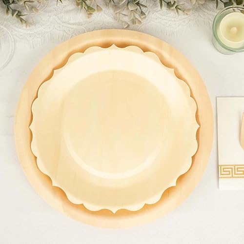 Vista 36 de Efavormart - Vajilla desechable de madera de abedul de 6 pulgadas, respetuosa con el medio ambiente, 100 unidades, tenedores verdes para fiestas