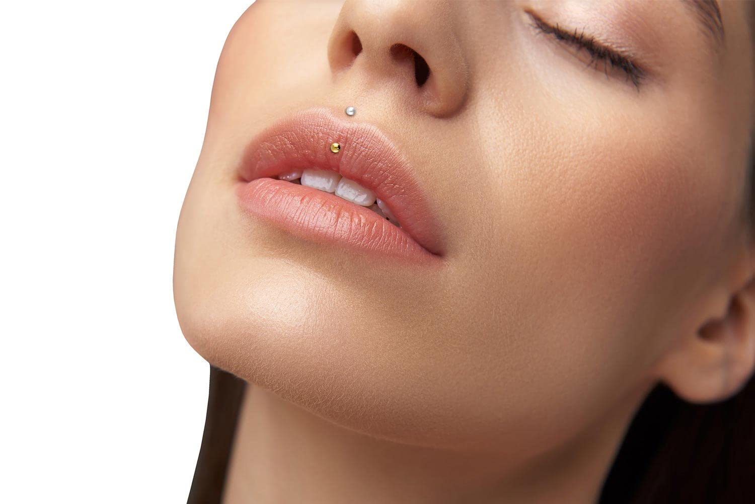 PIERCINGLINE 18 KARAT GOLD Bauchnabelpiercing | FRISCHWASSERPERLE | Piercing Banane Bananabell | Größenauswahl