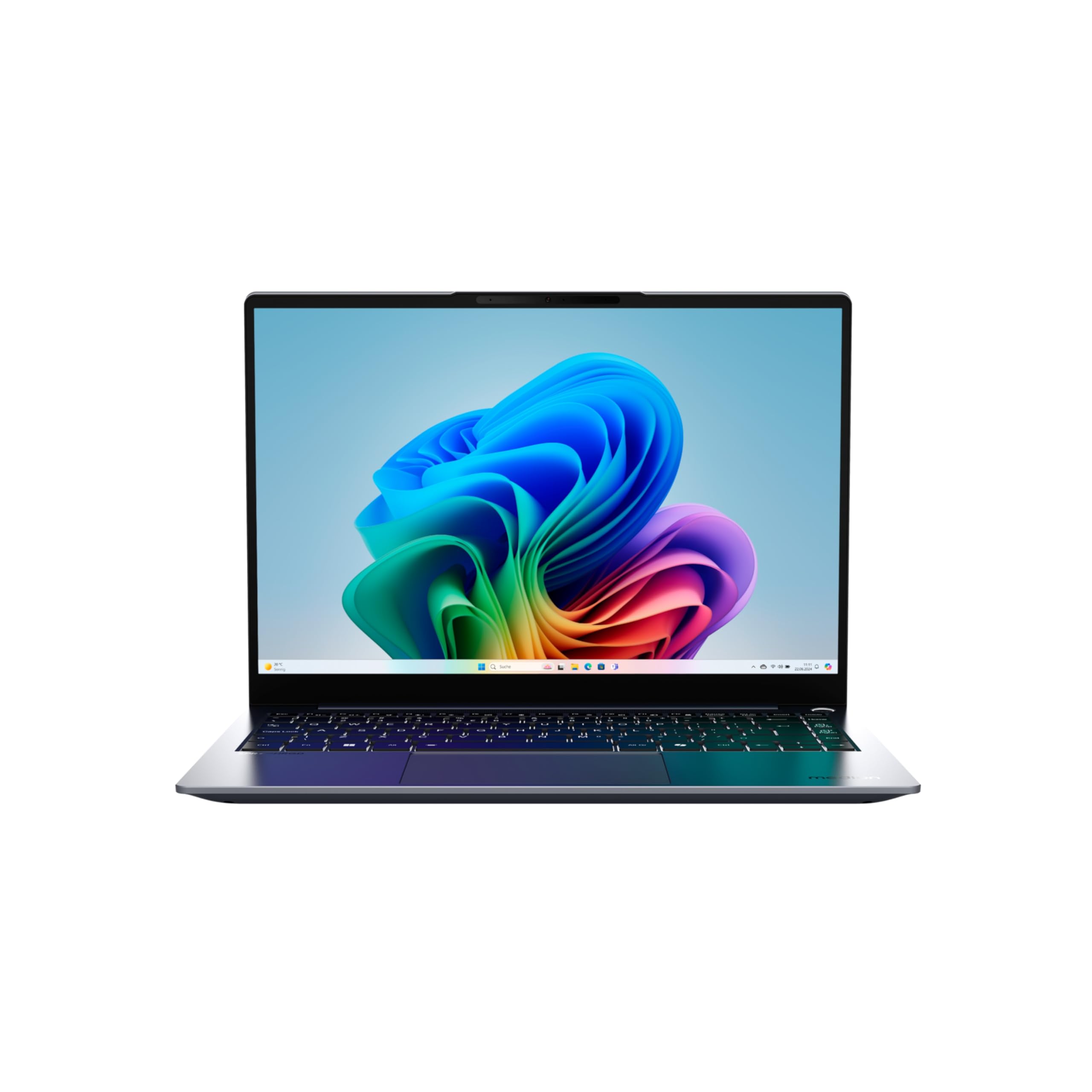 MEDION SPRCHRGD 14 S1 35,56 cm (14" Zoll 120Hz 2.8K WQXGA+) Laptop (Copilot+ PC, Qualcomm Snapdragon X Plus, 16GB DDR5 RAM, 512GB SSD, Win 11 Home)