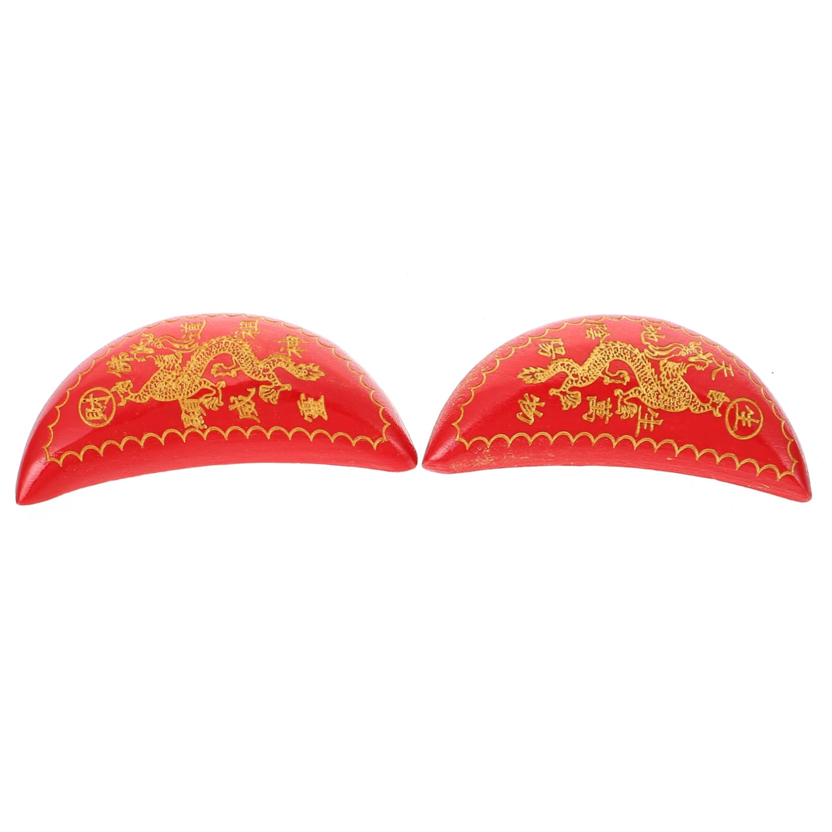 Taza de adivinación taoísta de madera y copas de feng shui rituales 8