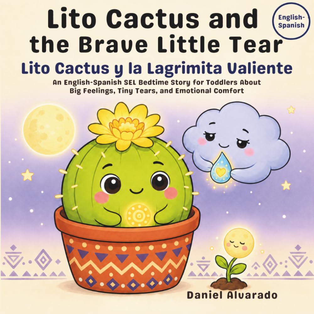 Lito Cactus and the Brave Little Tear - Lito Cactus y la Lagrimita Valiente: An English-Spanish SEL Bedtime Story for Toddlers About Big Feelings, ... de la Tierra: Un Viaje Emocional Bilingüe)