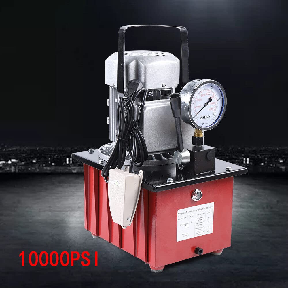 Pompa idraulica elettrica da 700 bar, pompa idraulica, 220 V, valvola manuale con tubo dell'olio, 750 W