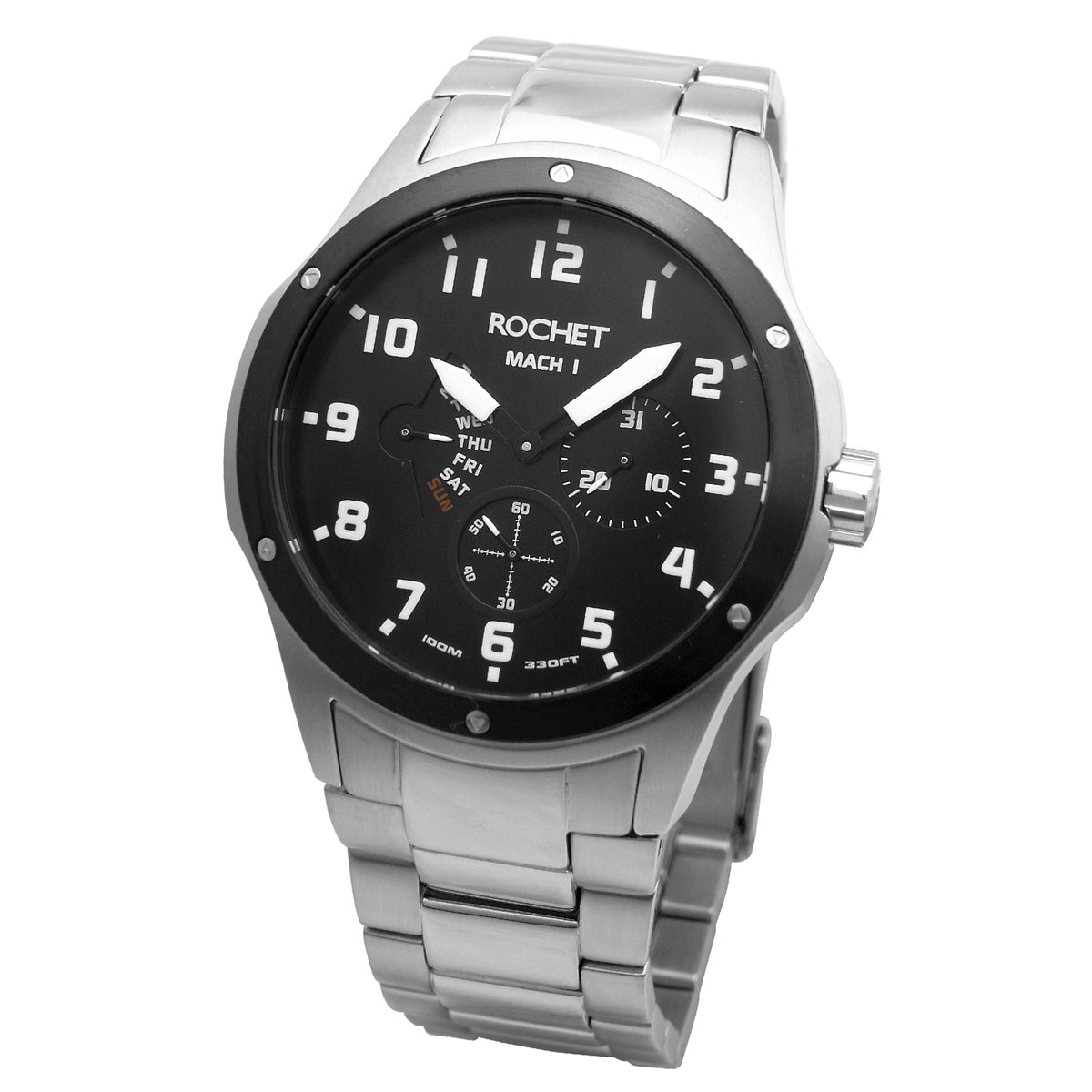 Amazon.co.jp: [ロシェ]ROCHET 腕時計 MACH 1 スモールセコンド 
