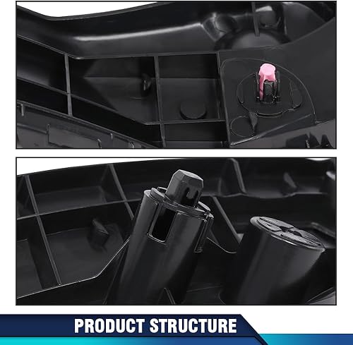 Miniatura 5 de PIT66 Juego de 2 retenedores de parachoques delantero compatibles con Toyota RAV4 (submodelo LE, Limited, XLE) 2013-2014Compatible con Toyota RAV4