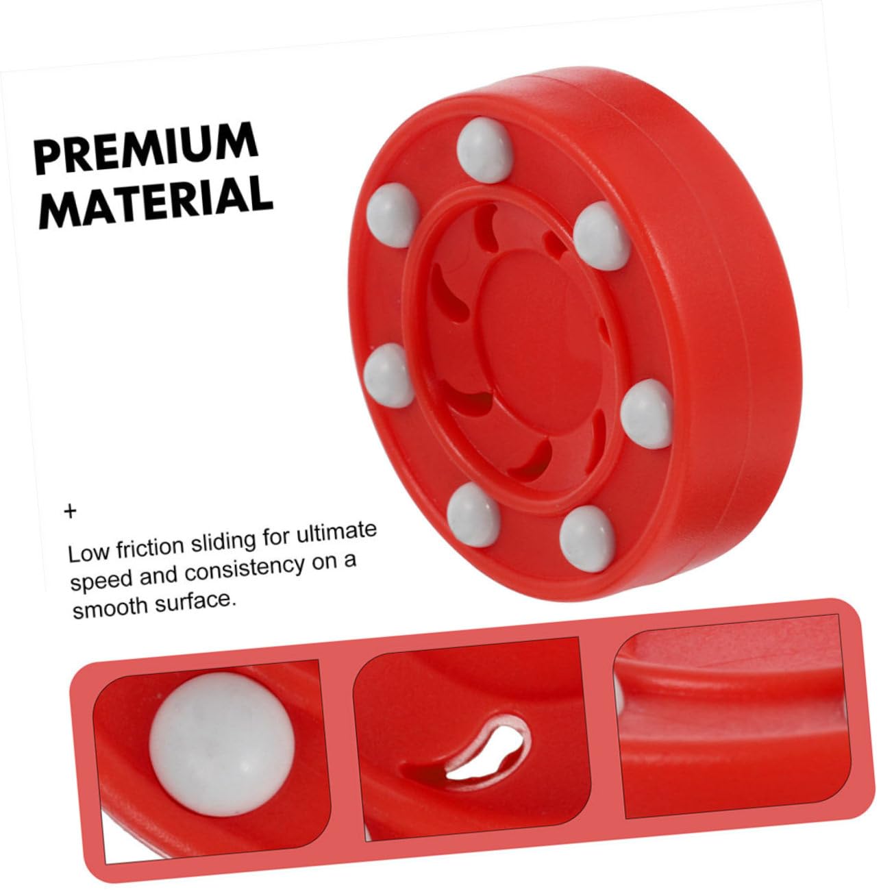 balacoo 2sets Training Roller Hockey Game High Hardness Outdoor Roller Hockey Professional Practicing Accessories 2pcs*2