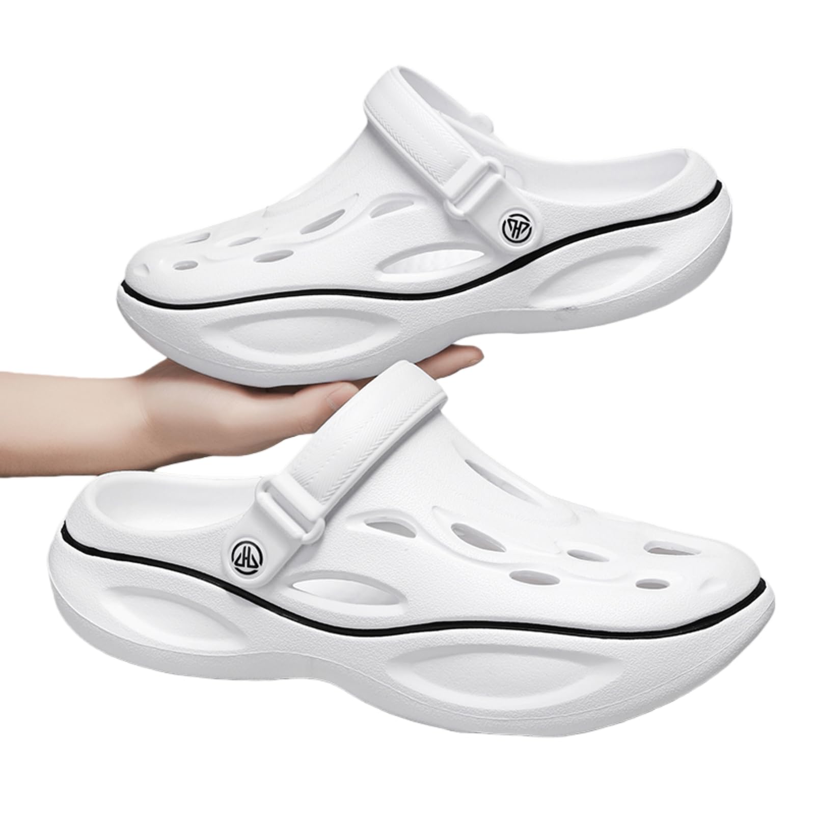 Chaussons sandales d'été pour hommes chaussures de trou eva 36-37
