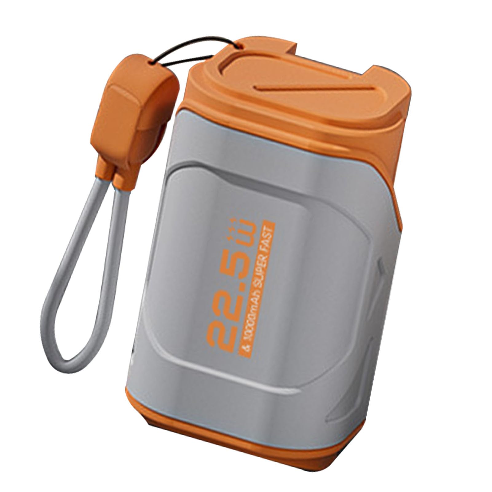 SIXRUN Caricatore Portatile USB C con Presa a Muro 10000 MAh Caricatore Portatile a Ricarica Rapida, Ideale per Viaggiatori e Utenti in Movimento, Soluzione di Ricarica Sicura e Affidabile (GRAY)