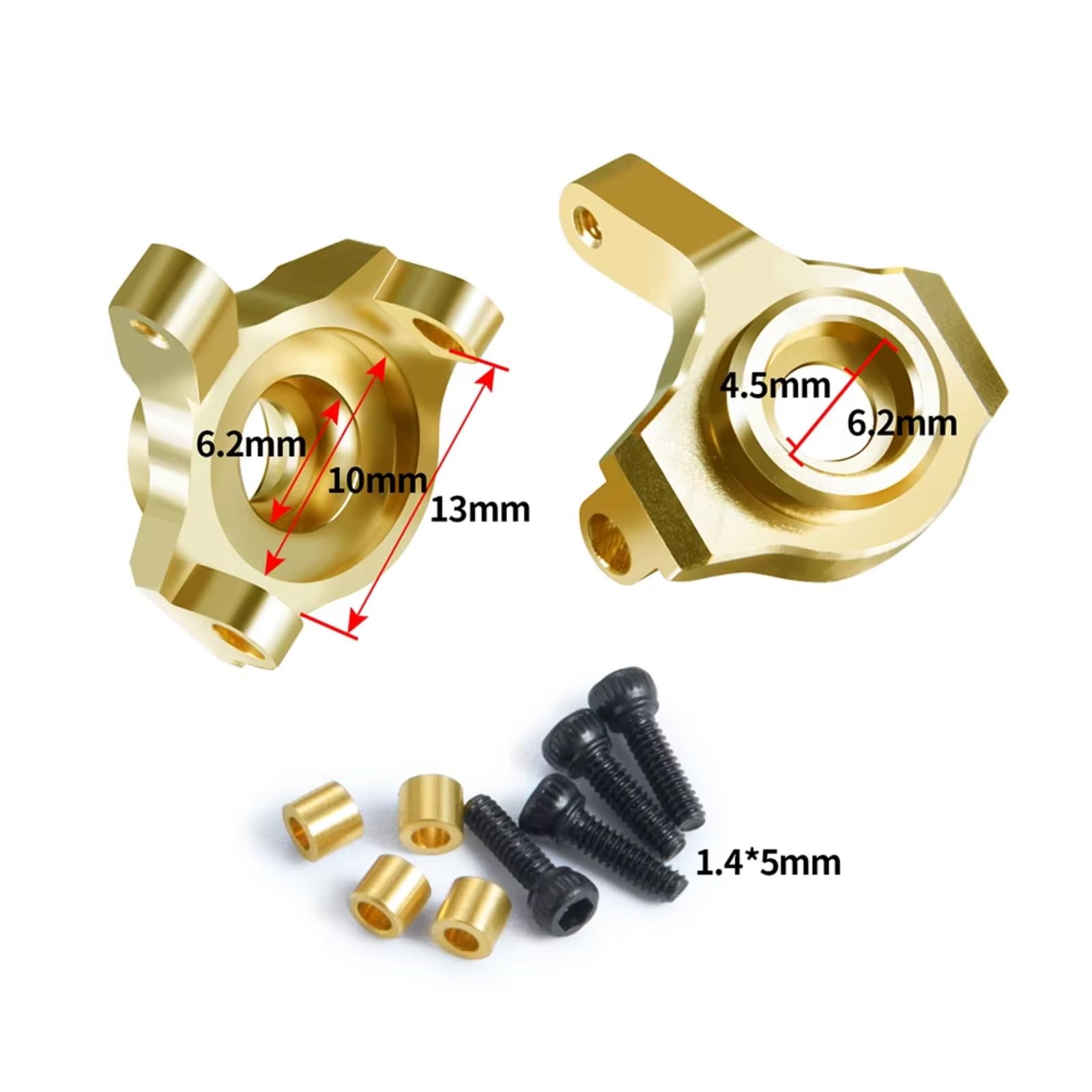 per Assiale per SCX24 1/24 RC per Fuso A Snodo in Ottone Peso