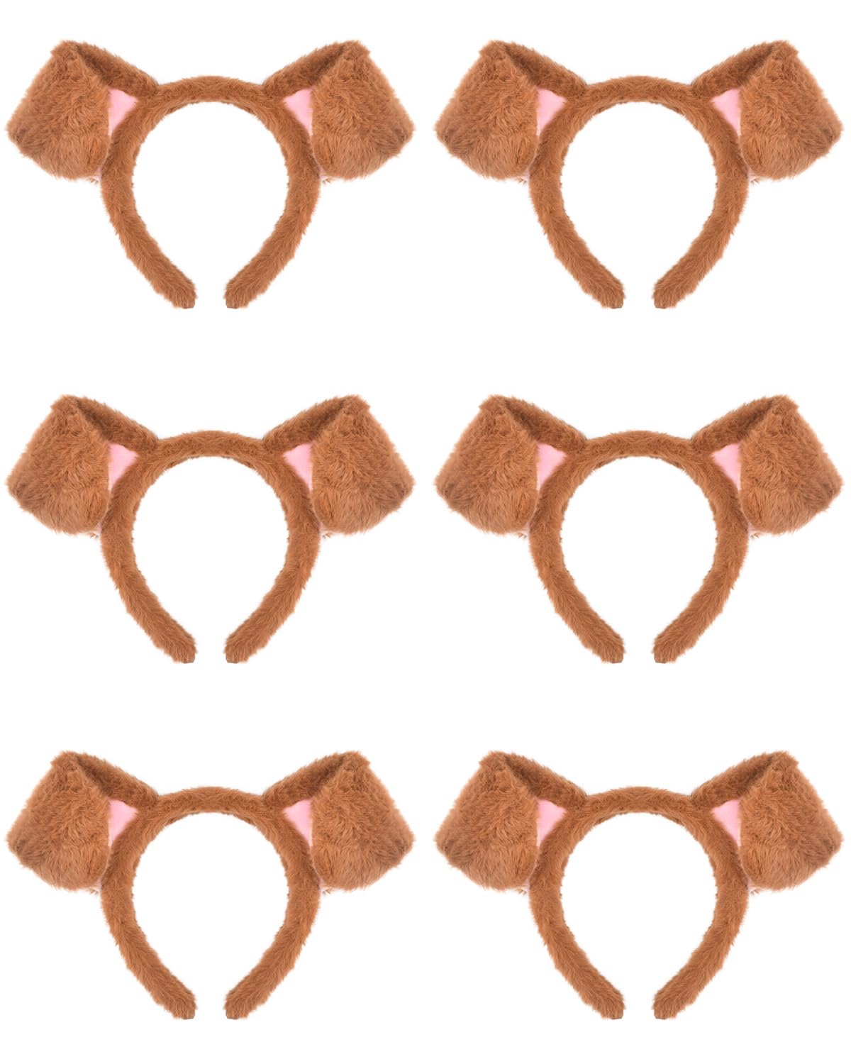 HODRME 6 PCS Animal Ears Headband-Halloween Christmas Festival Theme Party Animal Cosplay Costume Headbands