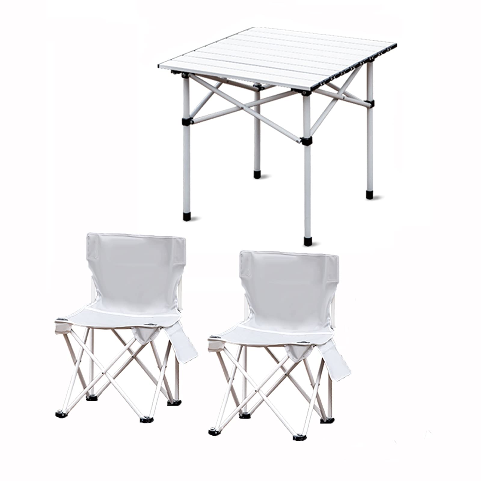 Table et chaises de camping en alliage d'aluminium durable